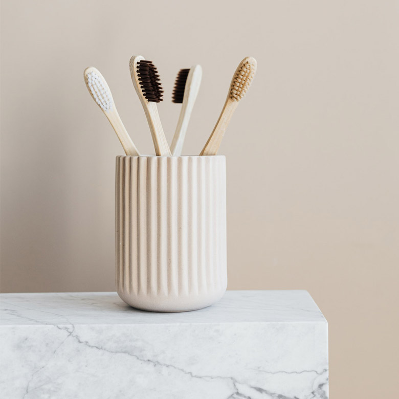 Merilee bambukiniai dantų šepetėliai